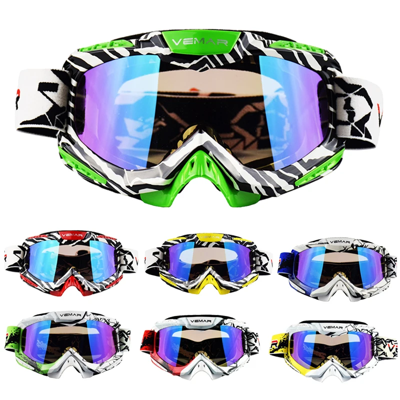 Новинка 2020 Брендовые очки VEMAR для мотокросса спортивные катания на лыжах шлемы