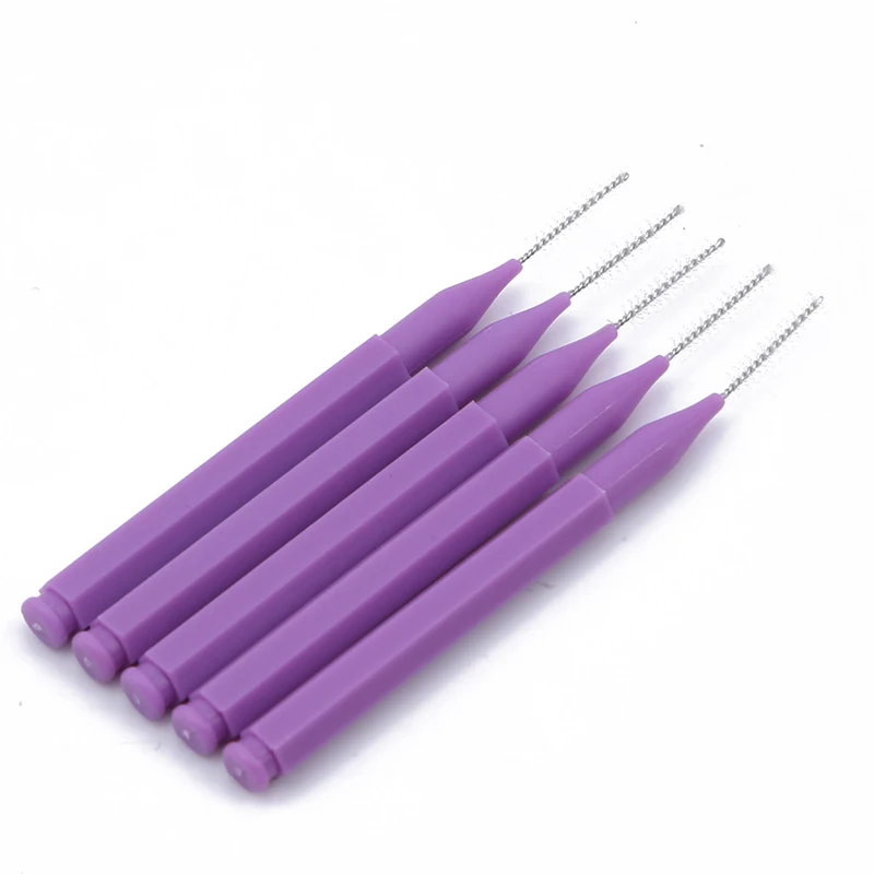 5Pcs Tooth Floss Oral Hygiene Dental Soft Plastic Interdental Brush Toothpick Healthy For Teeth Cleaning Care | Красота и здоровье