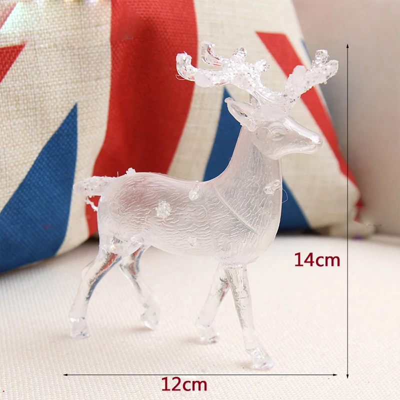 Рождественские куклы Белый Рождественский северный олень белый Лось Новогодние