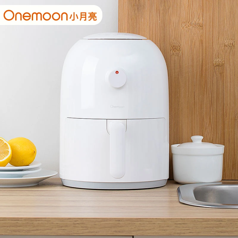 In stock Xiaomi Mijia 2L 800W Onemoon Air Fryer Household Intelligent No Fumes High Capacity Electric Fryer French Fries Machine