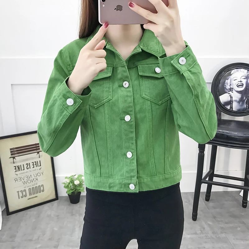 ZQLZ осенние джинсовые куртки женские базовые пальто 2020 НОВАЯ тонкая модная