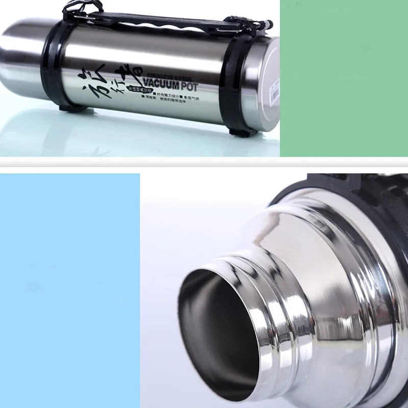 1.2L дорожный термос бутылка для воды Кофе Нержавеющая сталь чашка горячей и