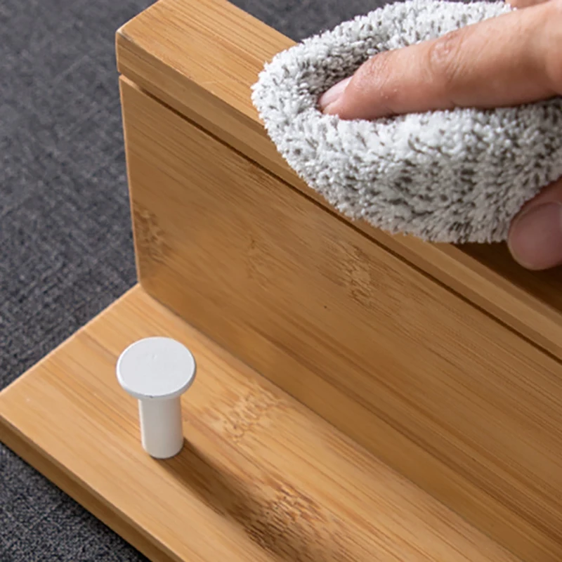 Креативная настенная полка из бамбукового крючка 2 | Дом и сад