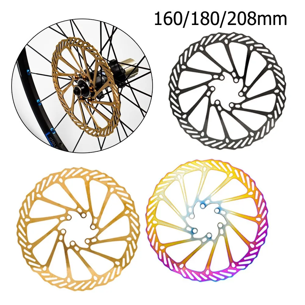 

Mountain Bike Brake Disc Rotor 160/180/203mm Hydraulic Disc Pad With 6 Bolts For Shiman-o Alivio/Deore Disc Brake Systems