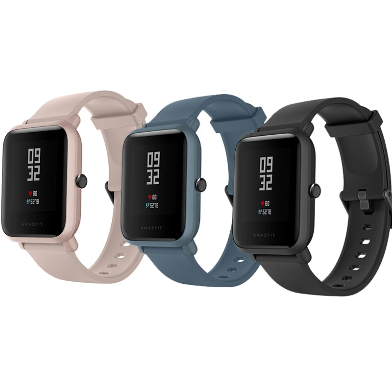 Английская версия Huami Смарт-часы Amazfit Bip Lite 45 дней Срок службы батареи 3ATM сердечный ритм Amazfit Bip Lite Часы Android iOS