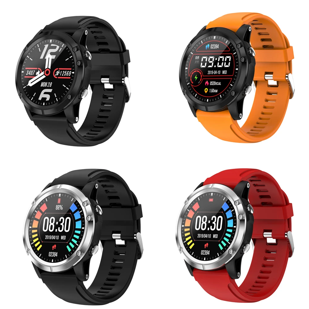 2019 спортивные Смарт часы IP67 Водонепроницаемый сенсорный цветной дисплей монитор