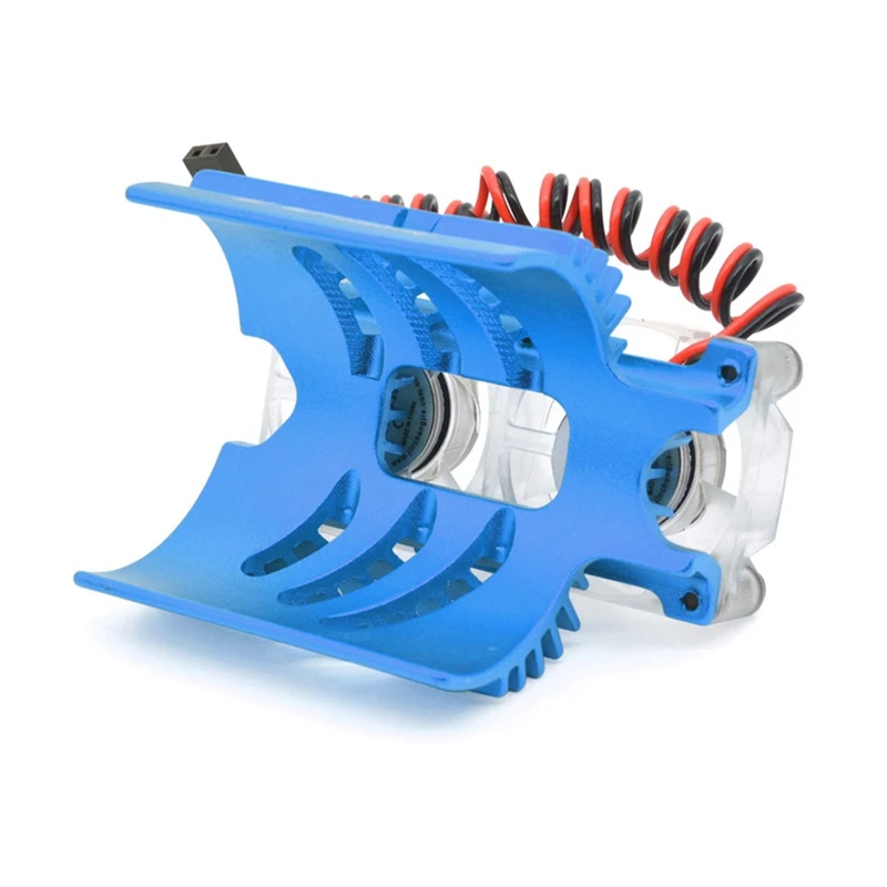 ZD Double Fan Motor Cooling Radiator 40-42Mm For 1/8 Traxxas X-Maxx Summit E-Revo ARRMA 1/7 Racing EX-07 EX07 RC Car | Игрушки и хобби