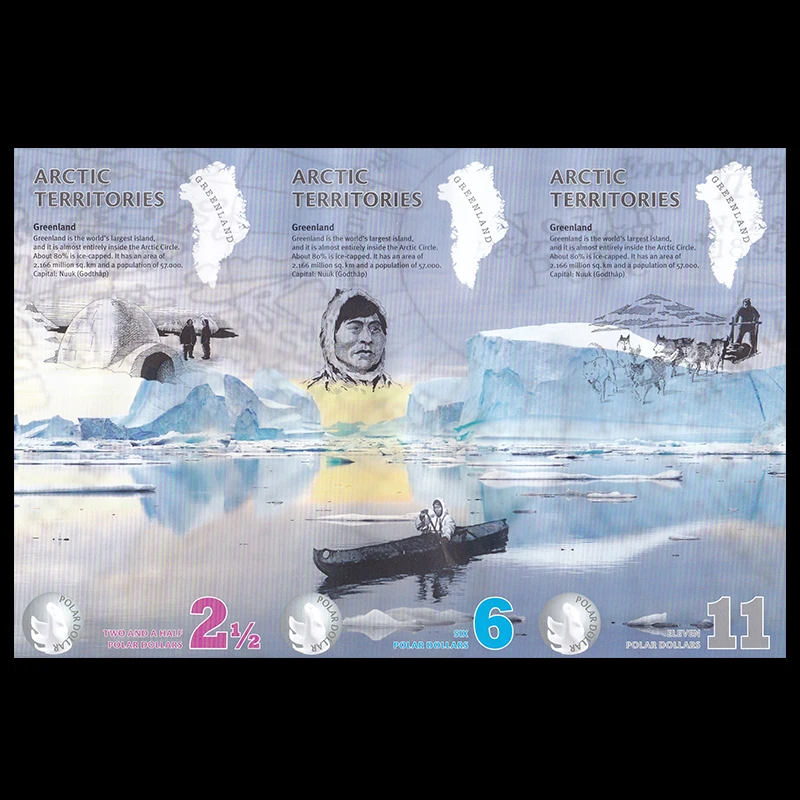 Arctic Territories UNCUT SET 3 шт полимер образец UNC нециркулированный оригинал | Дом и сад
