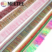 10yards meetee polyester ethnic colorful braided tassel lace ribbon diy handmade sewing curtain clothing accessories decoration
