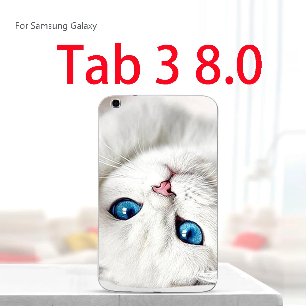 T310 lan yan mao Краски планшетный чехол для Samsung Galaxy Tab S2 8,0 4G SM-T715C T719 SM-T710 Tab A 8,0 SM-T350 SM-T350X Tab3 8,0 SM-T310 T311 чехол - Цвет: T310 lan yan mao