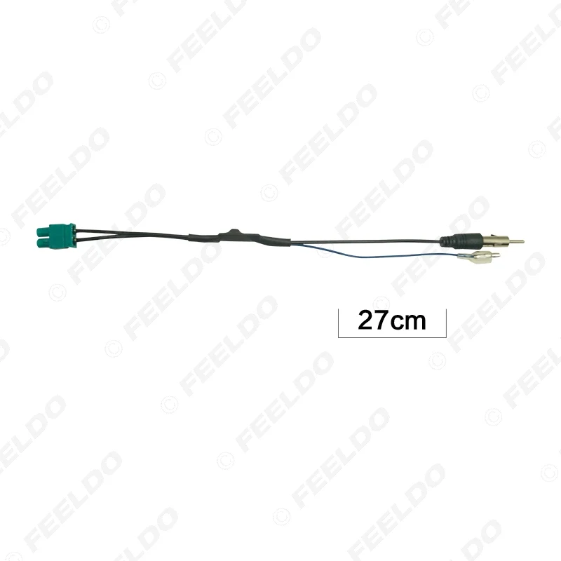 Радиоантенный адаптер FEELDO Dual FAKRA с усилителем для Volkswagen RNS510(MFD3)/RCD510/310/Golf/MK5/MK6/Passat