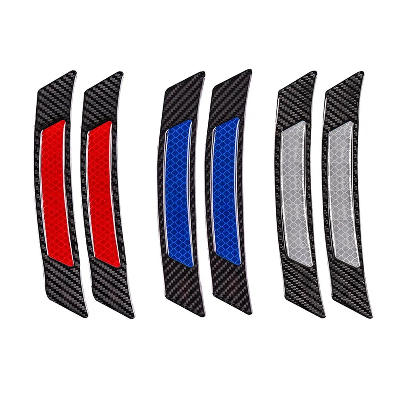 2 шт. светоотражающие наклейки из углеродного волокна|Наклейки на автомобиль| |