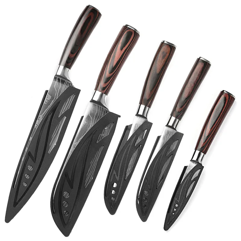 8 шт. поварские ножи и кухонные в западном стиле | Кухонные