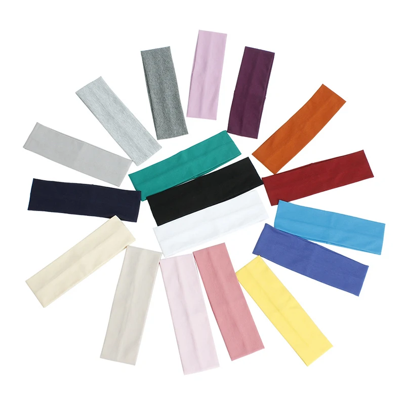 Спортивная повязка на голову женская модная эластичная для волос бега фитнес