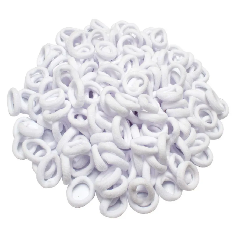 200 шт. Детские резинки для волос девочек малышей без складок держатели конского