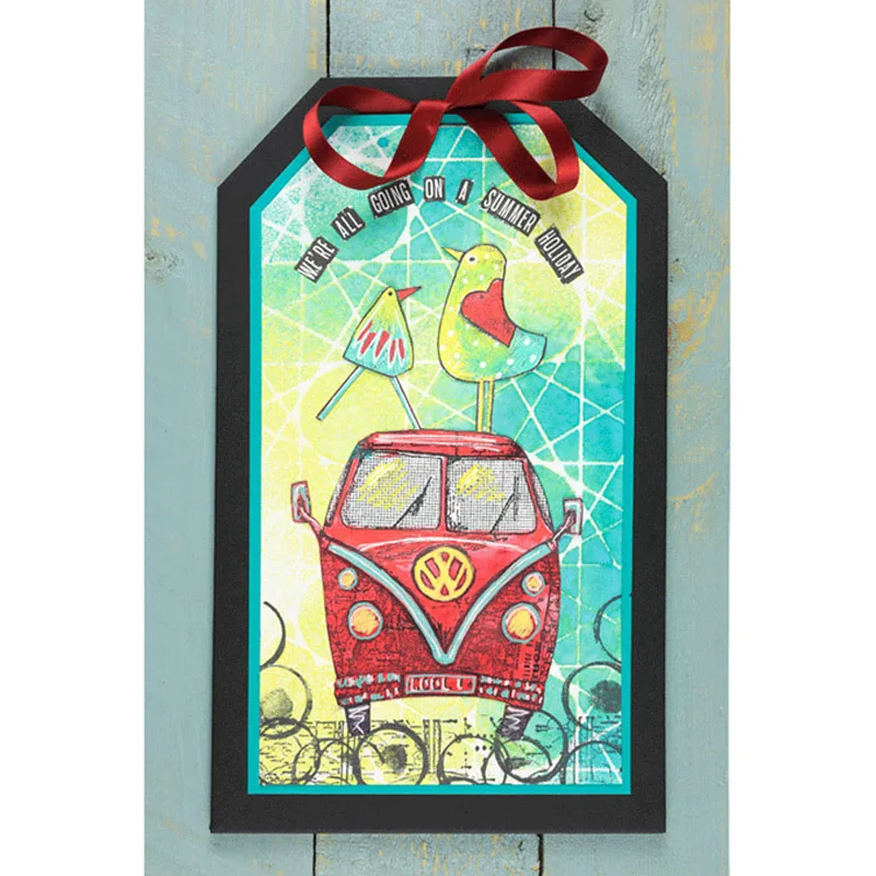 Набор прозрачных штампов с тремя птицами винтажные прозрачные штампы необычными