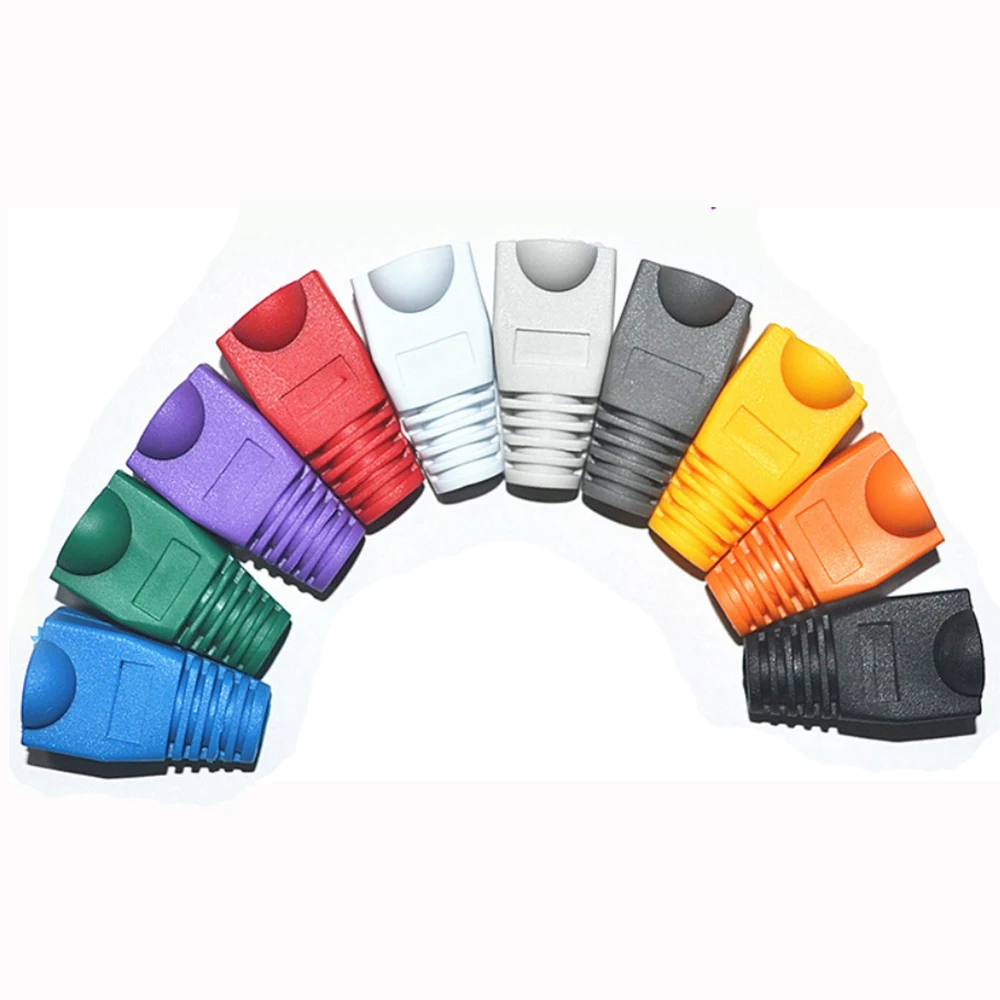 JONSNOW RJ 45 CAT6 CAT5e адаптер крышка Ethernet сетевой кабель соединитель разъемы RJ45 s Cat 5