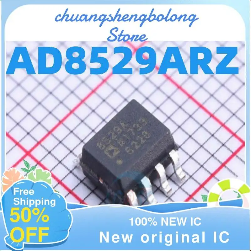 

10-200PCS AD8529AR AD8529ARZ AD8529 SOP-8 New original IC Rail-to-Rail Operational Amplifier