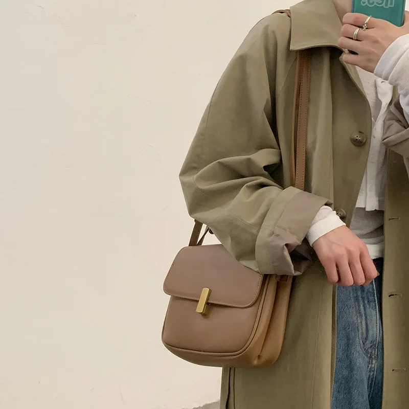

Fashion High Quality PU Leather Retro Messenger Bag Female Sholder Bag Armpit Bag Women Crossbody Small Square Bag Exquisite
