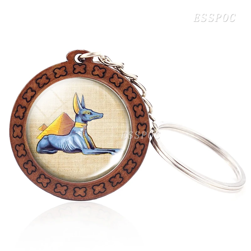 Египетский Анкх крест египетский фараон брелок для ключей в виде пирамиды