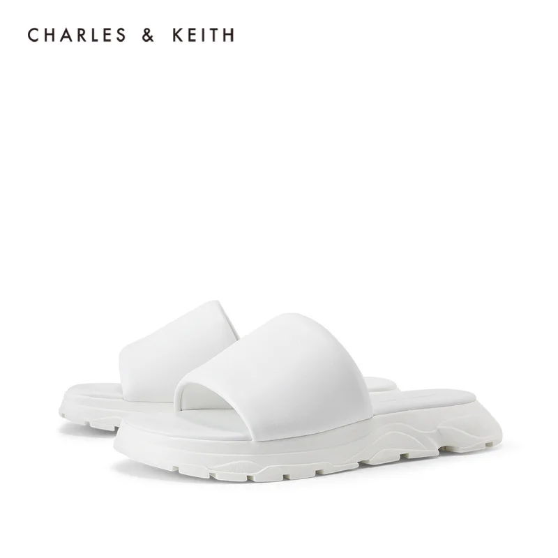 CHARLES＆KEITHNew Arrival for Spring Summer 2020 CK1-80900010 Women Platform Sandals Simple Casual Slippers | Обувь