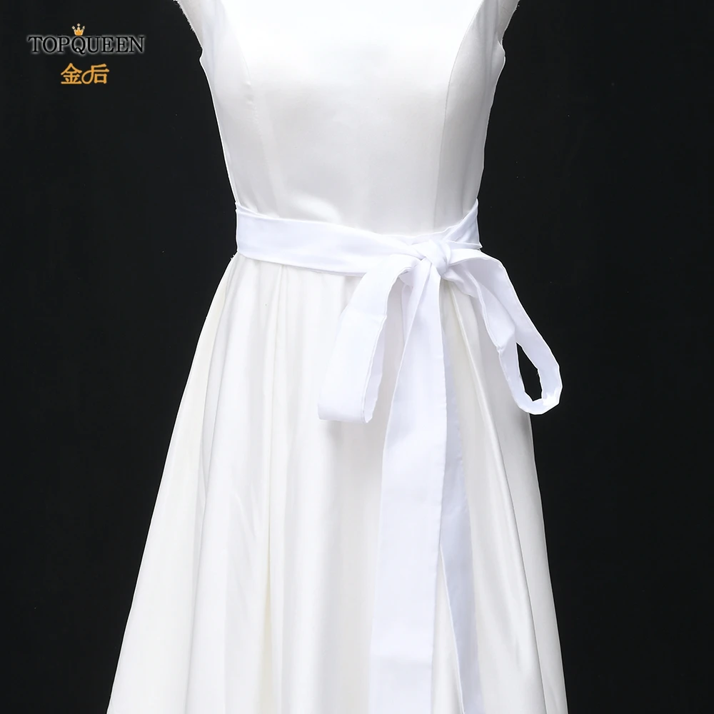 Cover Wedding Buckle White Ivory Satin Sash  Wedding Gifts S