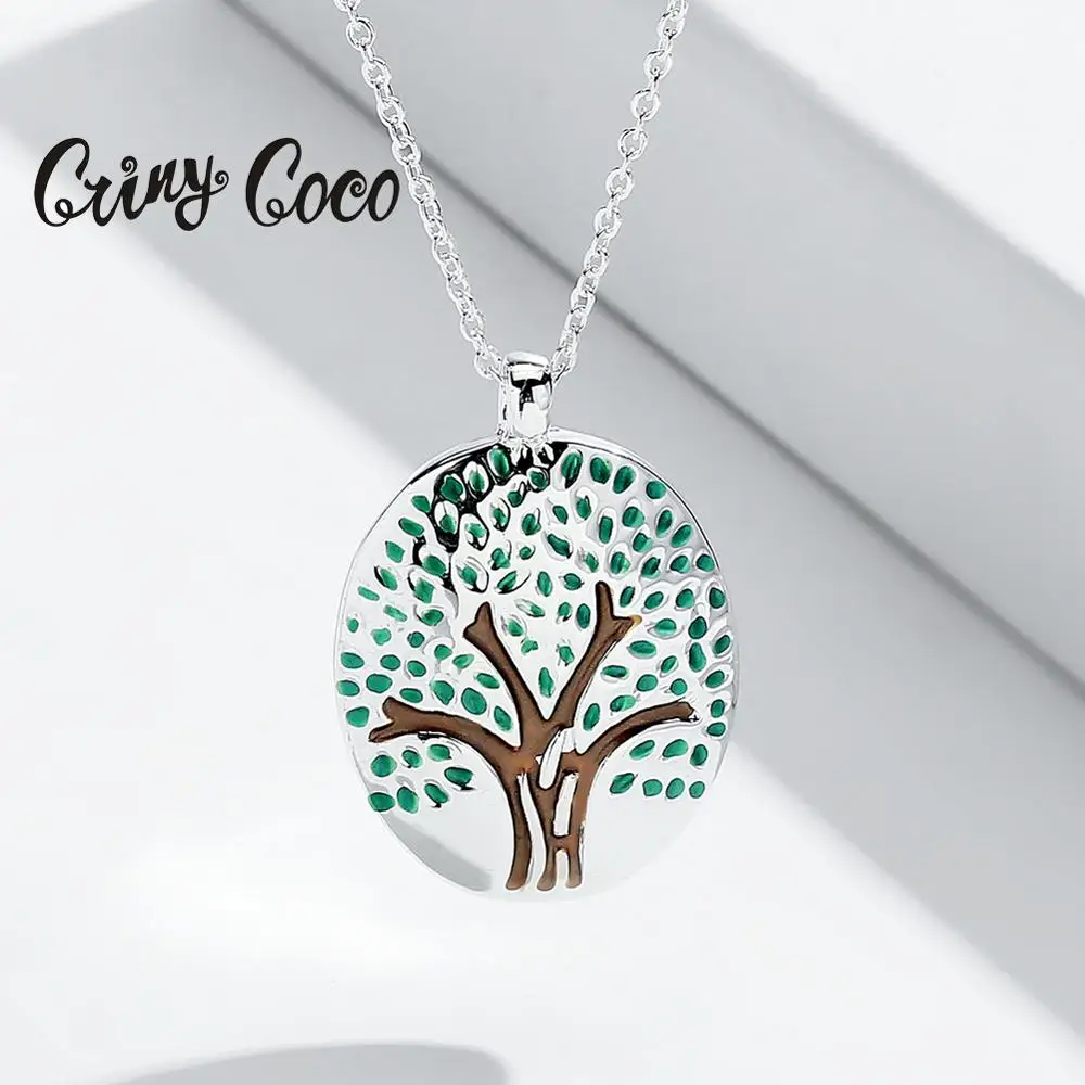 Женские Подвески в виде дерева жизни Cring Coco Классические из сплава и эмали