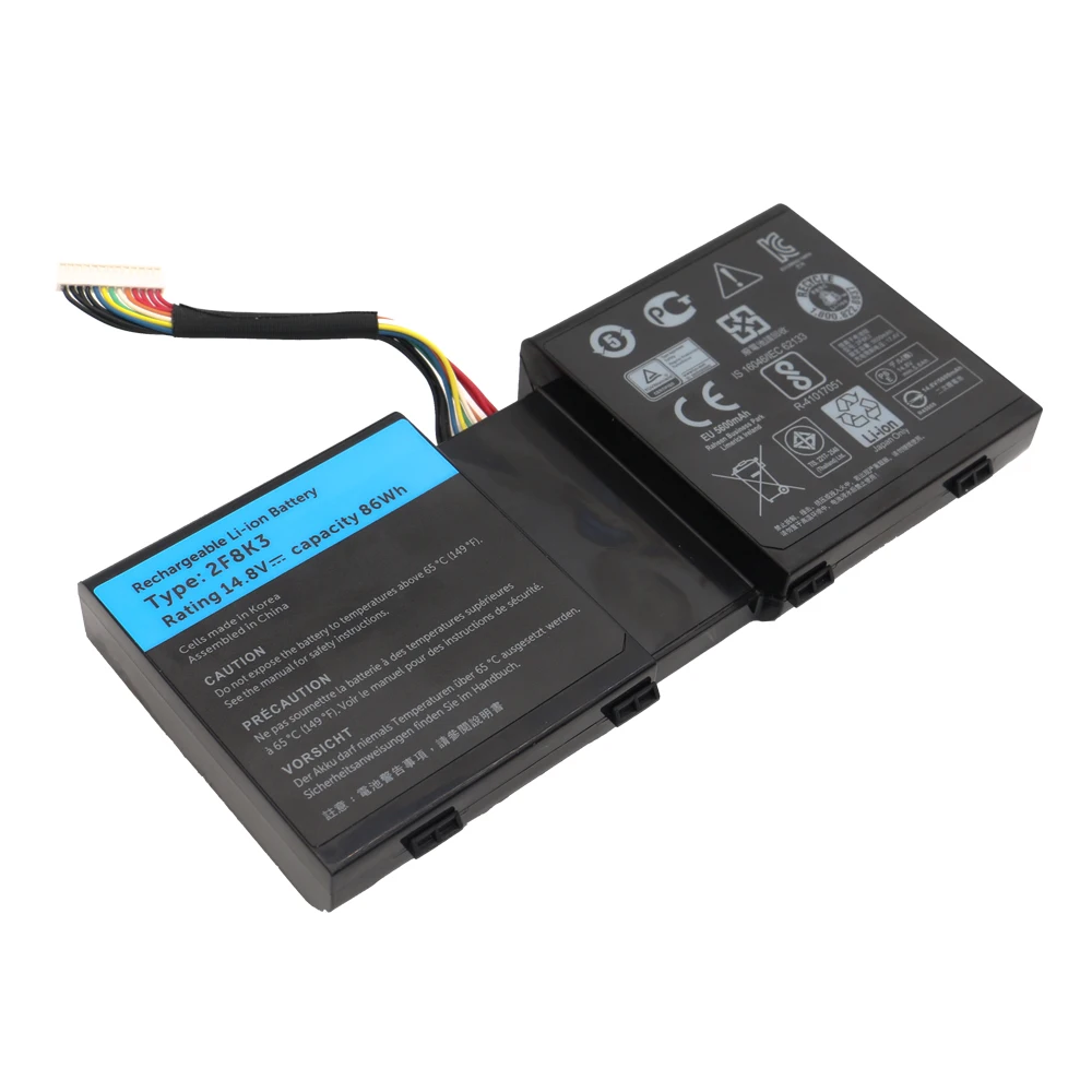 Аккумулятор для ноутбука DELL Alienware 17 17X 18 18X M18X M17X ALW18D-1788 KJ2PX G33TT 0KJ2PX 0NU209 Tablet 14 8 V 86WH 2F8K3
