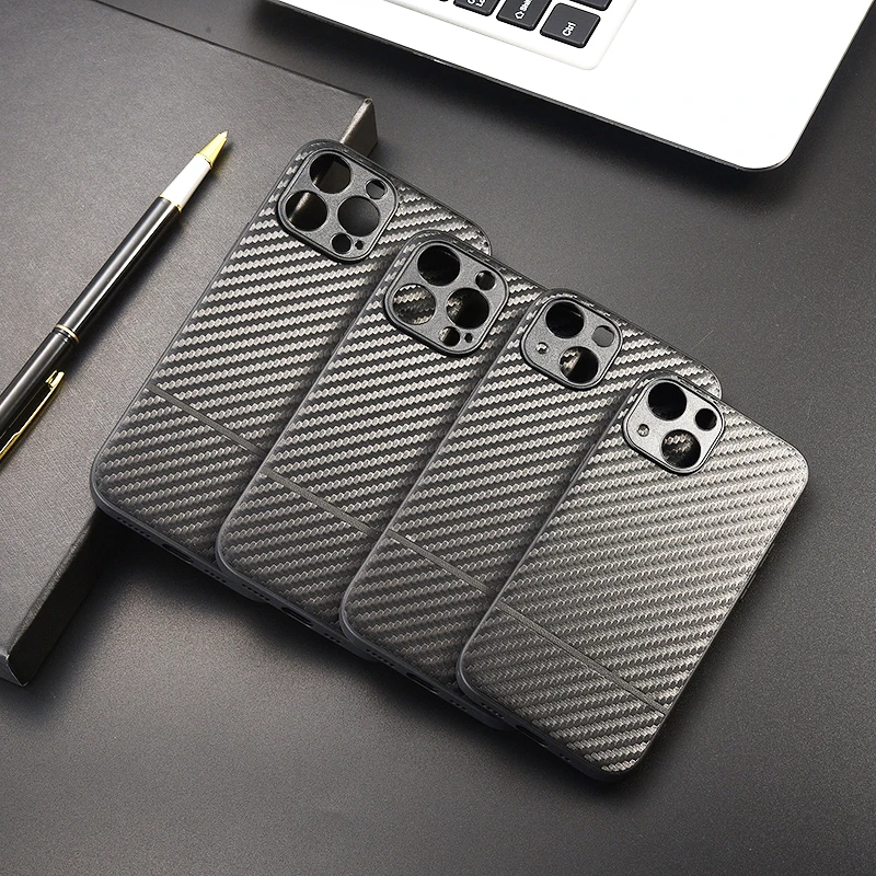 

Защитный углеродный чехол для iPhone 13 Pro Max, ультратонкий ударопрочный углеродный чехол из арамидного волокна для iPhone 13 mini 13Pro
