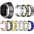 Браслет из нержавеющей стали для Apple Watch Series 6 iWatch SE 5 4 3 2 1 44 мм 40 мм 38 мм 42 мм 38 40 42 44 мм