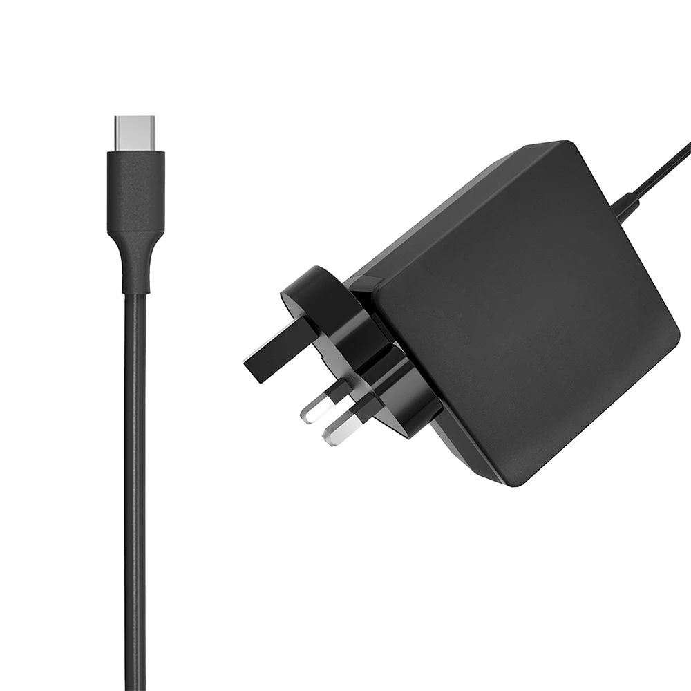 

65W USB-C AC Charger Fit for Lenovo ThinkPad T480 T480s T580, Yoga 910 920 730 IdeaPad Laptop Type C Power Supply Adapter Cord
