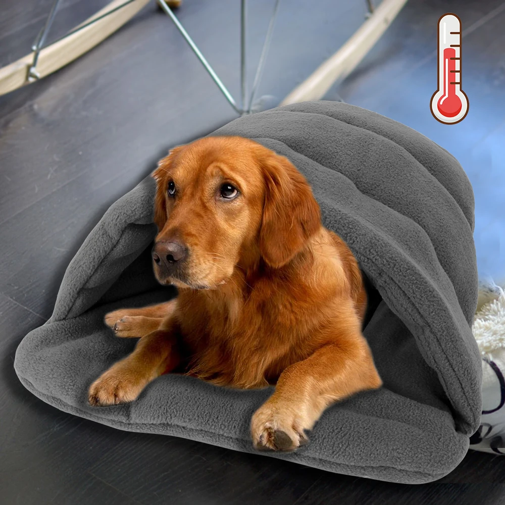 

Warm Cat Bed Lovely Pets Cushion Winter Warm Slippers Style Short Plush Pet Sleeping Sofa Dog Puppy House