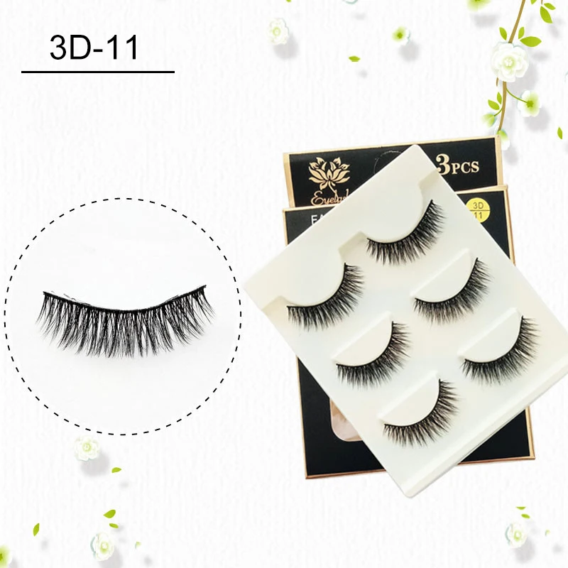 Удлиненные большие Объемные Накладные ресницы толстые натуральные накладные