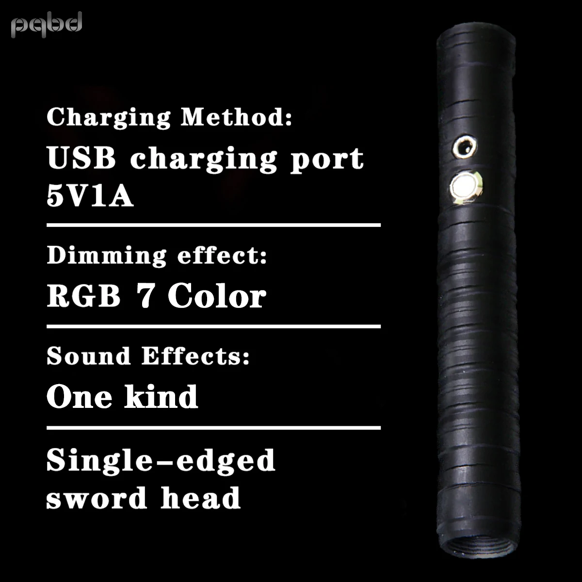 

Lightsaber Metal Handle 80cm Mini Light Saber Two In One LED Laser Sword 7 Colors Change Sound Full Cosplay Stage Props