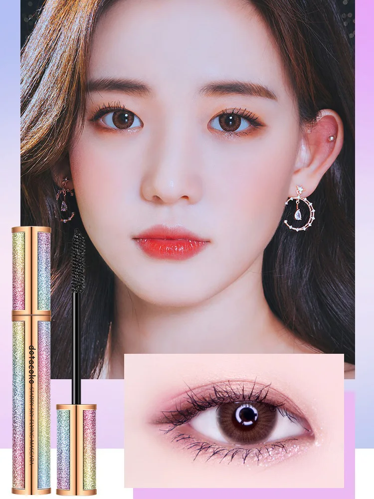 Новинка 4D Тушь для ресниц водостойкая долговечная завивка удлиняющая черная