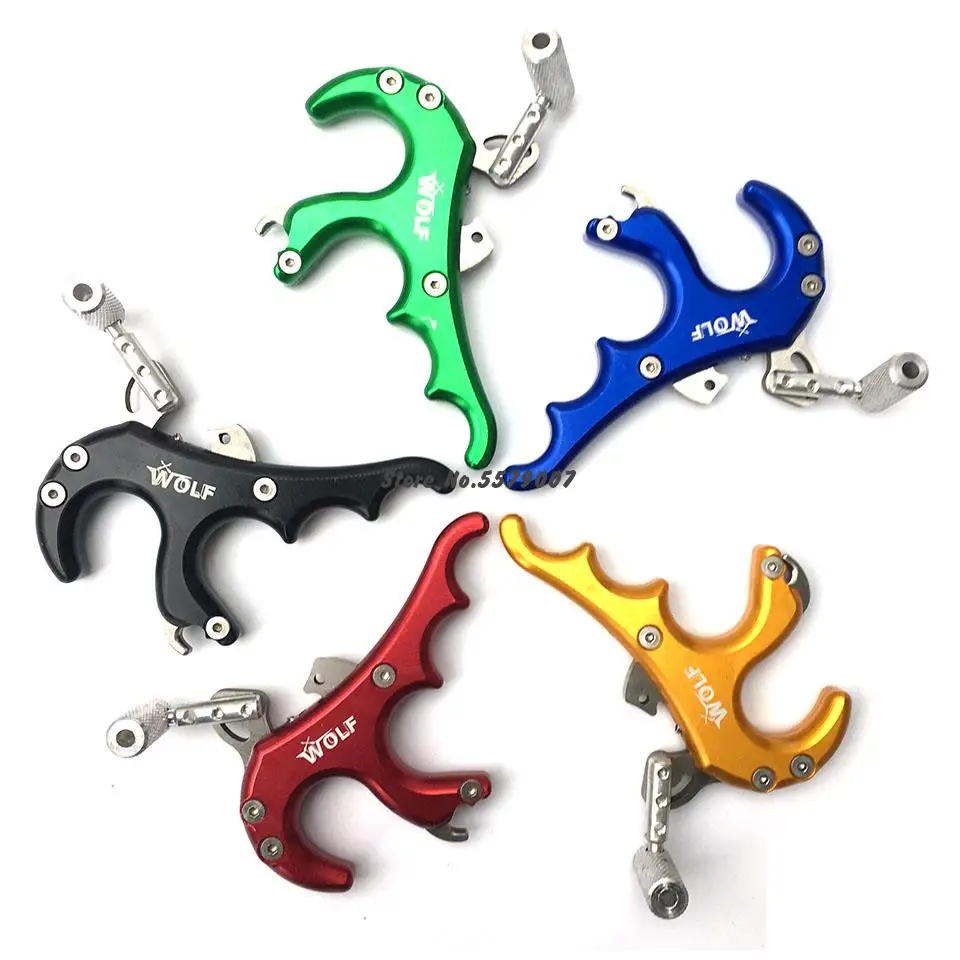 

Outdoo3 Fingers Stainless Steel Bow Release Aid For Compound Bow Archery Accessories Wrist Clamp Type Hook Type Release Aid Grip