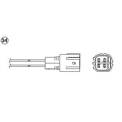 Кислородный датчик (Zirconium) OZA693-EE4 NGK 95975 | Автомобили и мотоциклы
