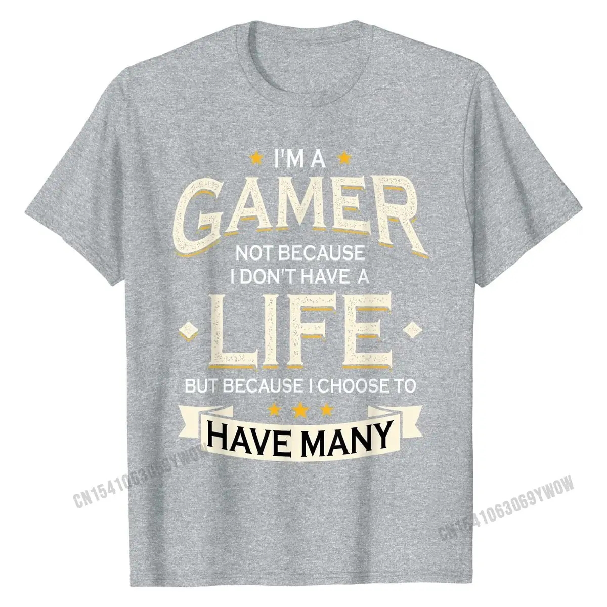 Футболка для геймеров потому что я выбрал много жизни видеоигры футболки топы