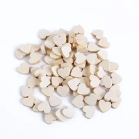 50pcs 21mm heart shaped wooden beads beads toy natural safe food grade baby shower gift diy jewelry making