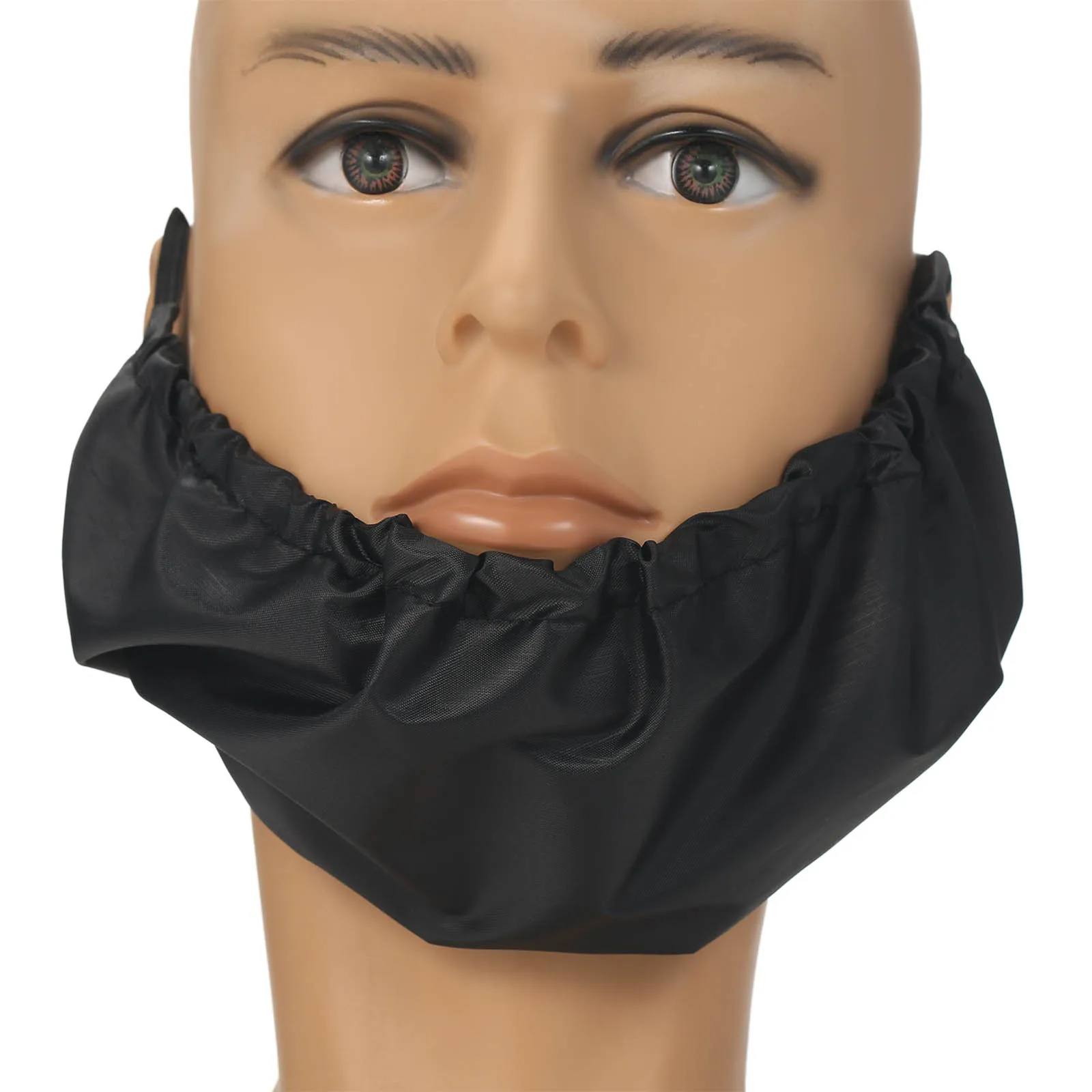 Новинка 2020 большая бандана для бороды черного цвета с защитой от прилипания риса