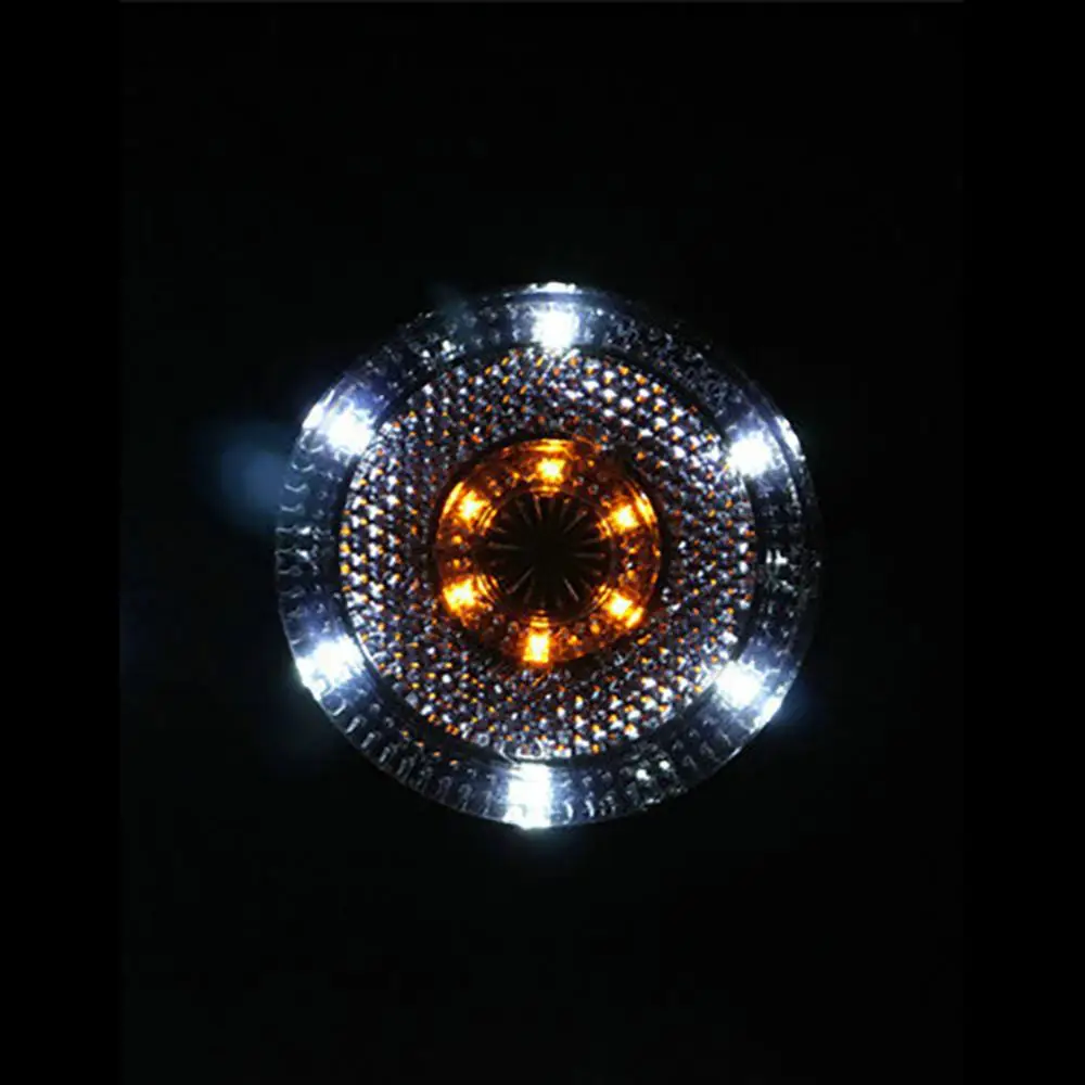 

85% Hot Sales!!! 2Pcs Round Rectangle Car Motorcycle Reflector Light Brake Stop Tail Rear Lamp