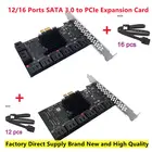 Совершенно новая Расширительная карта с 1216 портами SATA 3,0 на PCIe с низкопрофильным кронштейном PCI Express адаптер для HDD PCIE SATA