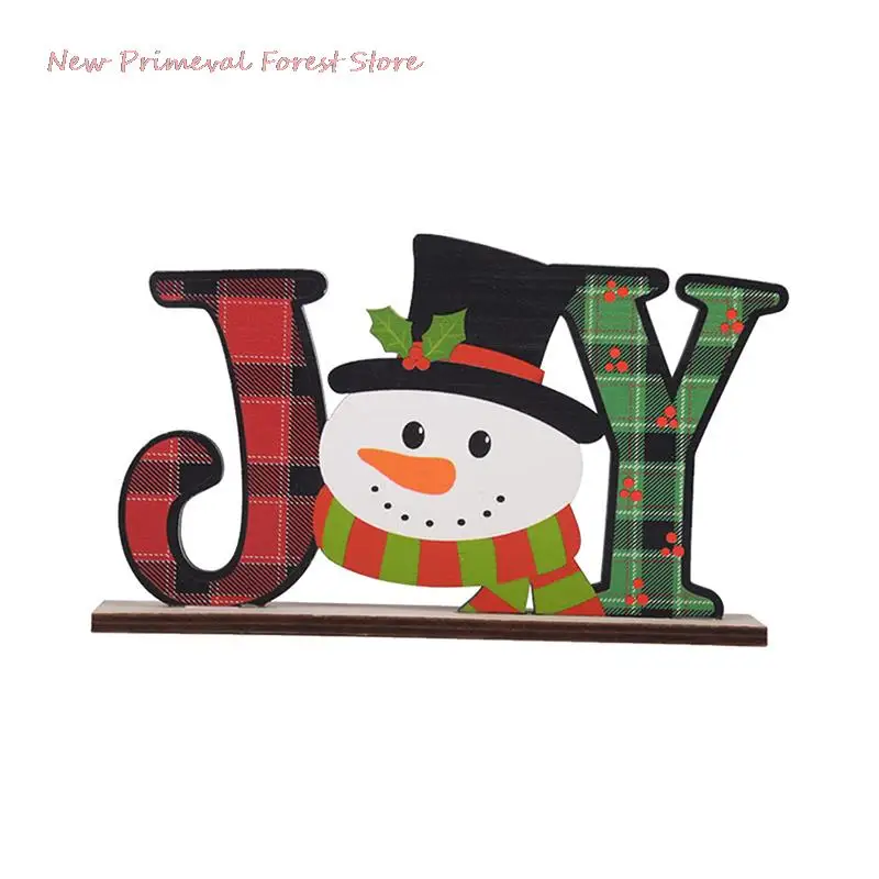 

Отличный Рождественский Санта Клаус Снеговик деревянные украшения Декор рождественские подарки