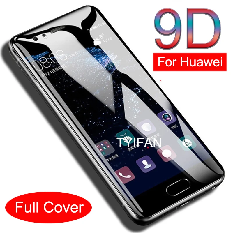 Закаленное стекло с полным клеем для Huawei P20 P30 P20lite P30lite Mate 10 20 30 Lite Pro Light Screen Protecter