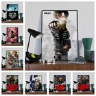 Аниме плакаты атака на Титанов аниме Ретро плакат Высококачественная Картина на холсте Настенный декор Настенная картина Декор для комнаты домашний декор