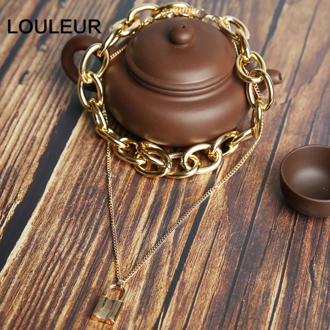 Louleur роскошные серебряные золотые браслеты с замком для ключей, очаровательные браслеты в виде сердца, браслеты для женщин и мужчин, широкая кубинская цепочка, ювелирные изделия из Дубаи