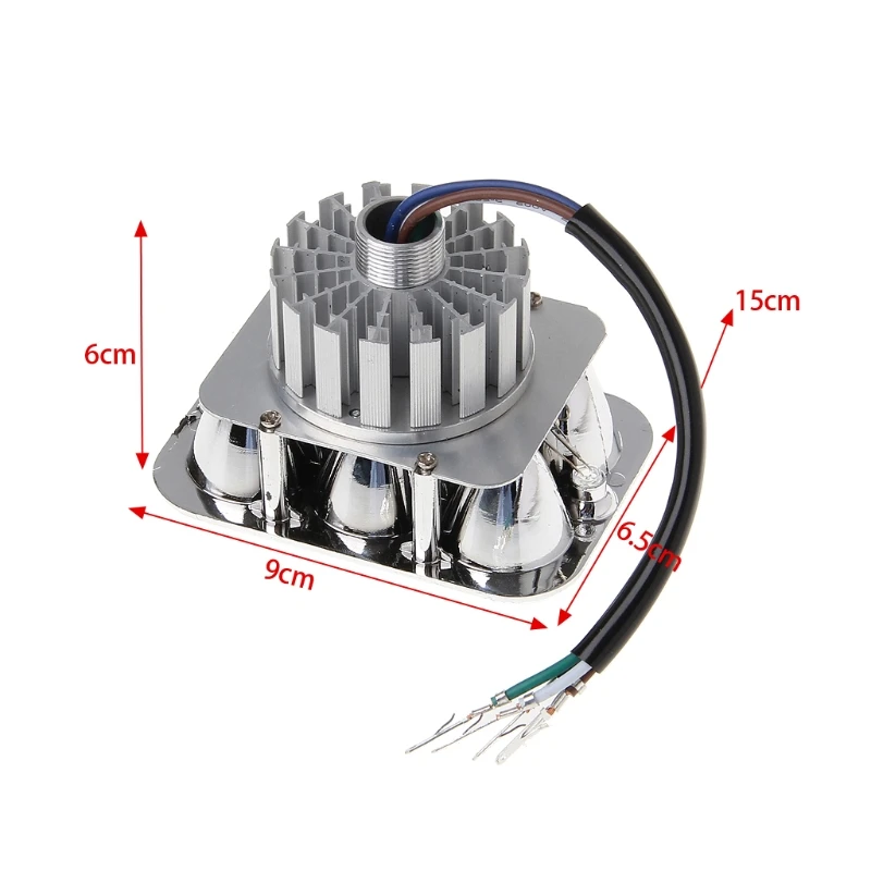 

1PC DC12-85V Motorcycle LED Headlight Far Near Light Electric Car Built-in Spotlight