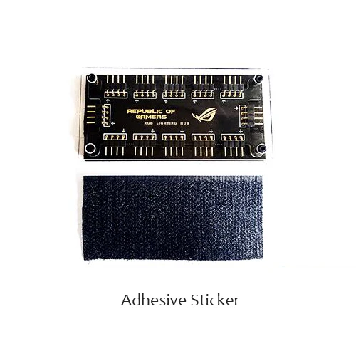 Motherboard AURA 12V 4PIN HUB RGB Light FAN computer case decoration light strip spliter sync motherboard 12v 4pin interface