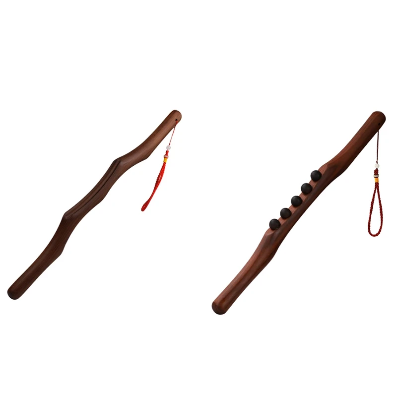 

2Pcs Guasa Gua-Sha Massage Reflexology Relaxation Body Spa Treatment Wood Stick Cellulite Remover Gua Sha Massage Tool