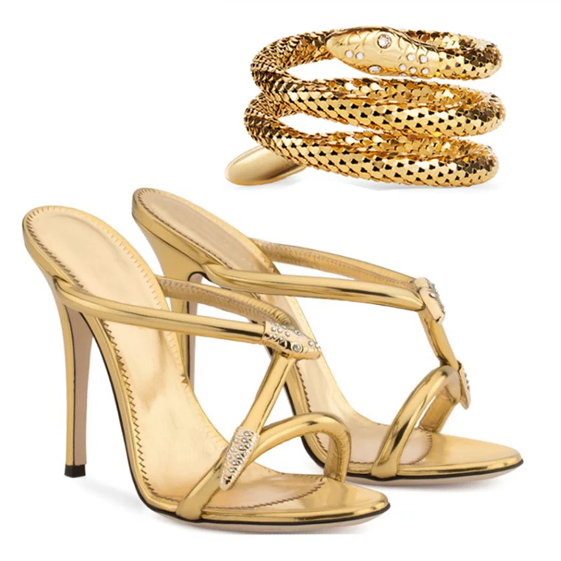 Женские туфли на высоком каблуке с острым носком без застежки|Тапочки| |